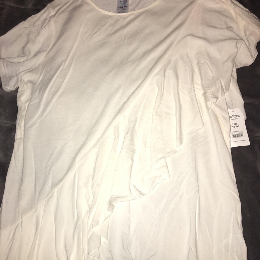 Time and Tru Ruffle Top - Picture 7 of 8